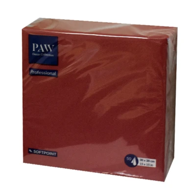 PAW-SERWETKI 38X38 SOFTPOINT UNICOLOR BORDEAUX PUND000023
