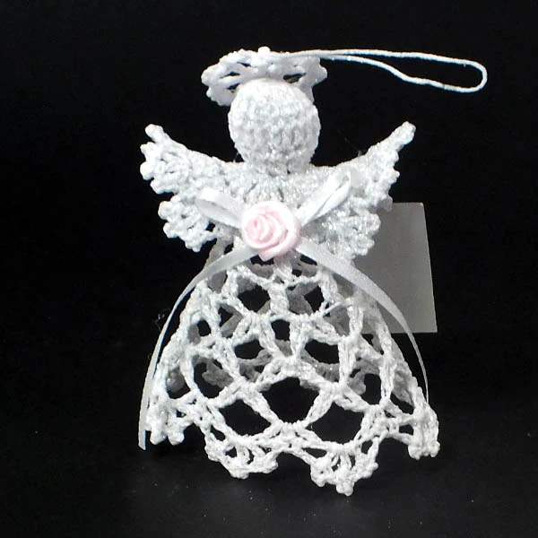 ROD-OZDOBA ŚWIĄTECZNA SZYDEŁKOWA *ANIOŁ DUŻY* DA-1049