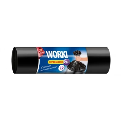 STELLA-WORKI MOCNE *FIXI* 240L A'10 LDPE CZARNE 4040