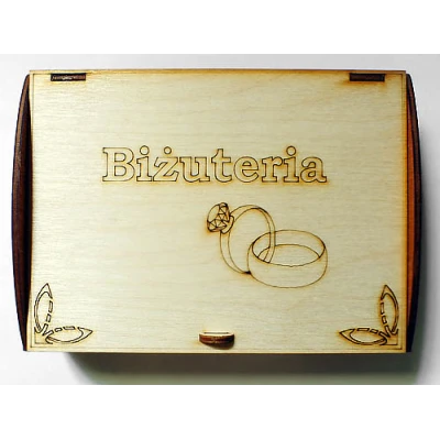 ANNAPOL-KASETKA DREWNO *NA BIŻUTERIE* 814