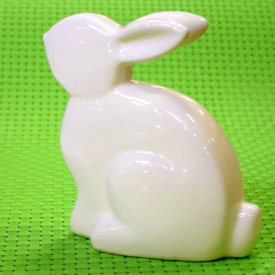 CER-ZAJĄC PLAYBOY MAŁY *SZKLIWO ECRU* C-463SZ