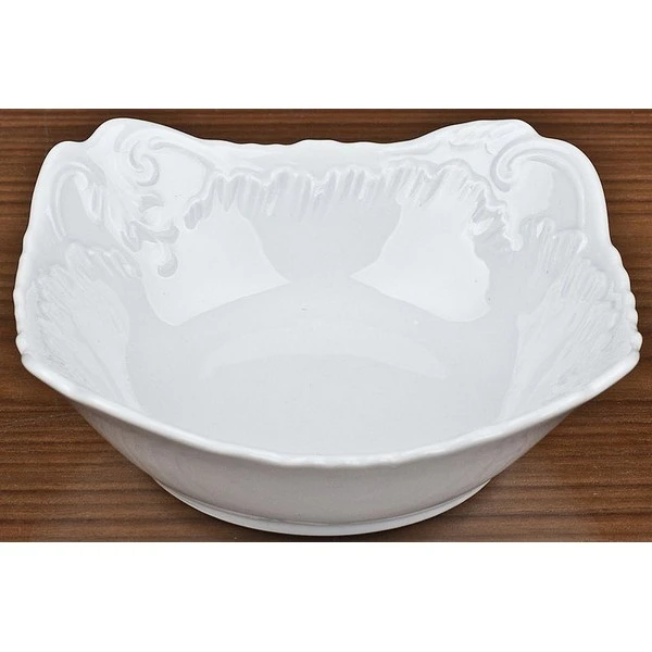 ĆMIELÓW-0000-ROCOCO SALATERKA KWADRAT 14CM