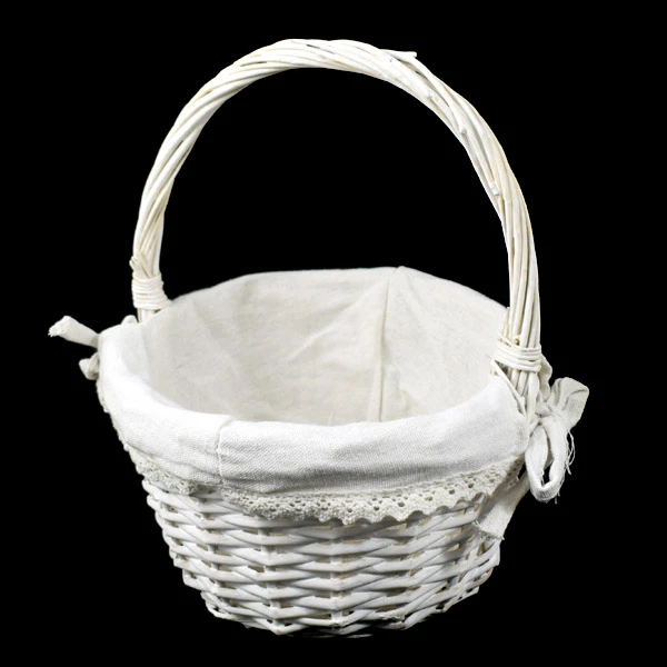 DM-KOSZYK WIKLINOWY OKRĄGŁY Z RĄCZKĄ J14760