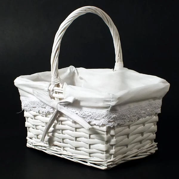 DM-KOSZYK WIKLINOWY PROSTOKĄT BIAŁY TS 1427-2 PC-4