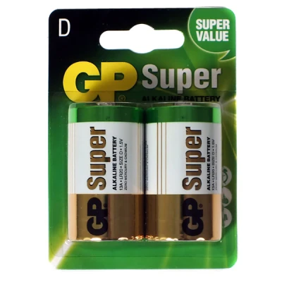 GP-KPL.2 BATERII SUPER ALKALINE LR20 D 1,5V 13A-UE2