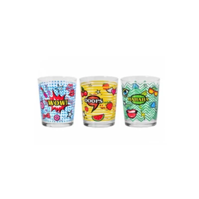 KR-KPL. 3-SZKLANEK DO NAPOJÓW 250ML ZDOBINE 9613-0250 *POP*