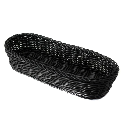 MON-KOSZYK NA SZTUĆCE Z POLIRATTANU CZARNY 8288