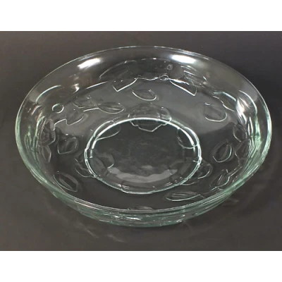 MON-SALATERKA SZKLANA 29CM *ROSA* NISKA