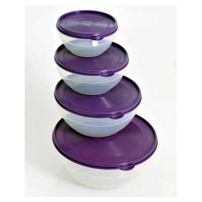 MTM- POJEMNIK DO ŻYWNOŚCI  OKRĄGŁY KPL 4 SZT