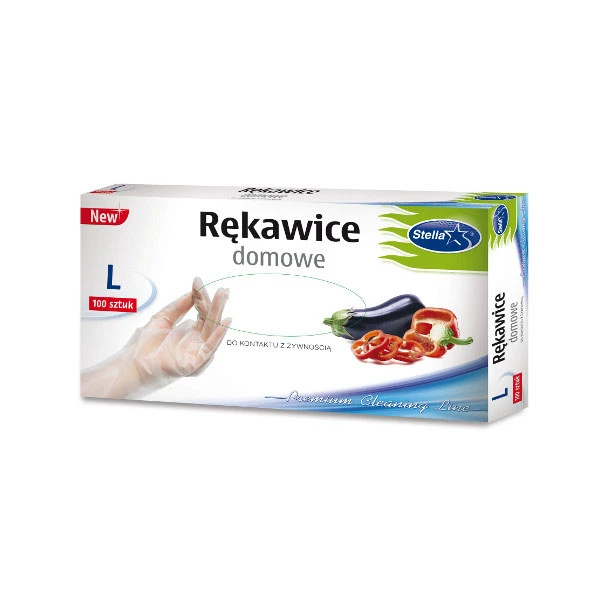 STELLA-RĘKAWICE DOMOWE DO KONTAKTU Z ŻYWNOŚCIĄ *L* A'100