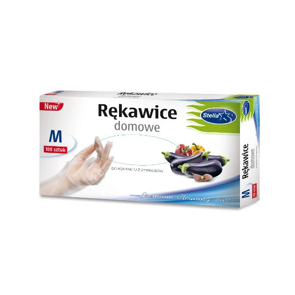 STELLA-RĘKAWICE DOMOWE DO KONTAKTU Z ŻYWNOŚCIĄ *M* A'100