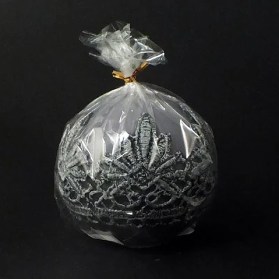 ADPAL-ŚWIECA KULA K-4 LAKIER KORONKA STALOWE MAGNOLIE