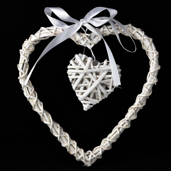 DM-DEKORACJA WIKLINOWA SERCE  XL HP329