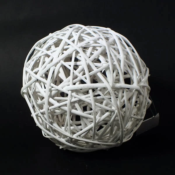 DM-KULA WILINOWA 25CM BIAŁA DMB04