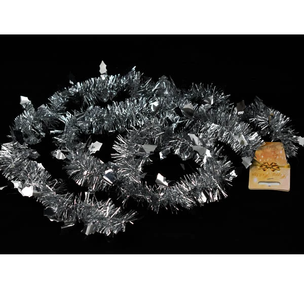 CH-ŁAŃCUCH NA CHOINKĘ 2M SREBRNY 8659