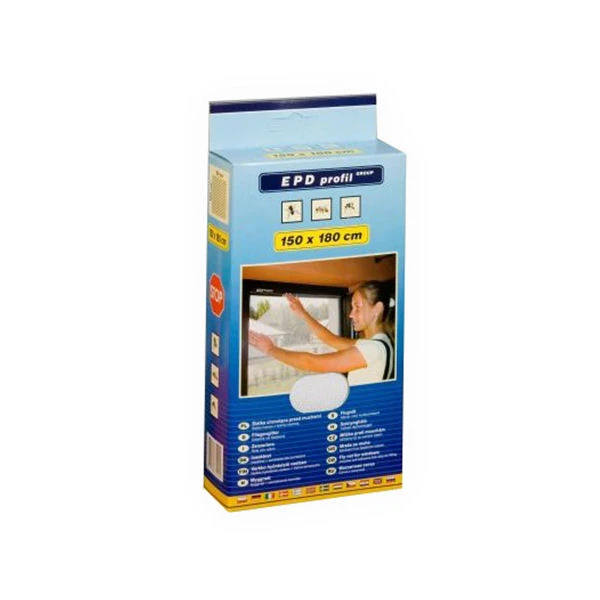 MOSKITIERA NA OKNO SIATKA PRZECIW OWADOM 150x180cm SIATKA NA OKNO NA KOMARY