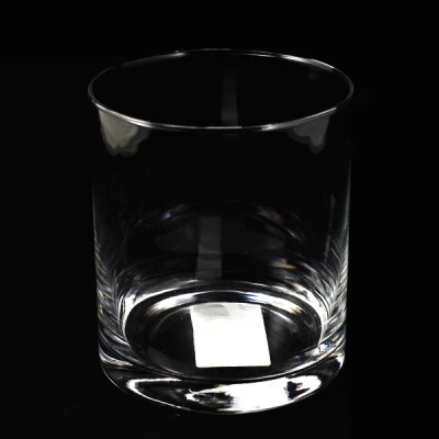 SOB-WAZON SZKLANY *CYLINDER - GŁADKI* FI13CM H15CM