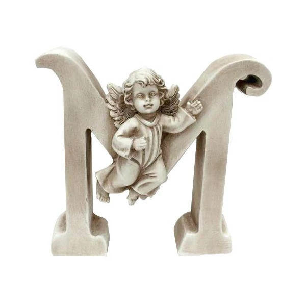 TOM-FIGURKA ANIOŁEK 13CM LITERA *M* AZ44