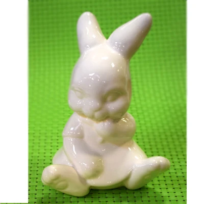 CER-ZAJĄC DZIEWCZYNKA *SZKLIWO ECRU* C-748SZ