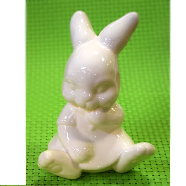 CER-ZAJĄC DZIEWCZYNKA *SZKLIWO ECRU* C-748SZ