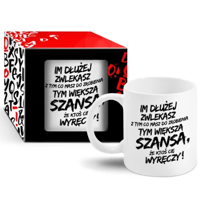 CF-KUBEK BOSS 300ML *IM DŁUŻEJ ZWLEKASZ TYM WIĘKSZA SZANSA ŻE KTOŚ CIĘ WYRĘCZY*