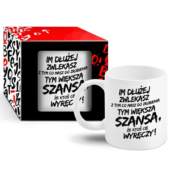 CF-KUBEK BOSS 300ML *IM DŁUŻEJ ZWLEKASZ TYM WIĘKSZA SZANSA ŻE KTOŚ CIĘ WYRĘCZY*