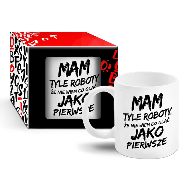 CF-KUBEK BOSS 300ML *MAM TYLE ROBOTY, ŻE NIE WIEM CO OLAĆ JAKO PIERWSZE*