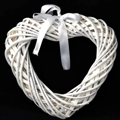 DM-DEKORACJA WIKLINOWA SERCE GRUBE  M HP278