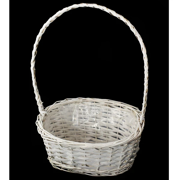 DM-KOSZ WIKLINA BIAŁY MAŁY OWALNY  J14510