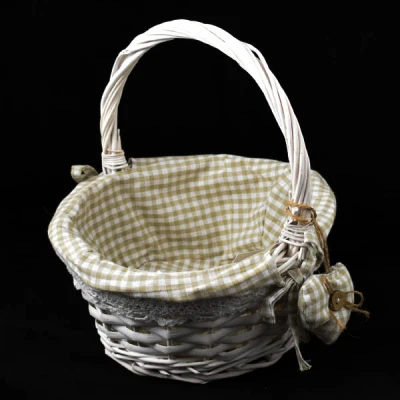 DM-KOSZYK WIKLINOWY OKRĄGŁY Z RĄCZKĄ DM16A017