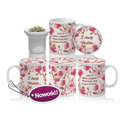 BG-KUBEK Z ZAPARZACZEM *Z OKAZJI URODZIN*