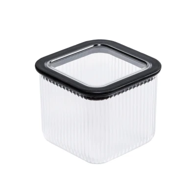 POJEMNIK NA ŻWYNOŚĆ KWADRATOWY PLASTIKOWY NA SYPKIE 700ml BRANQ NEROLI