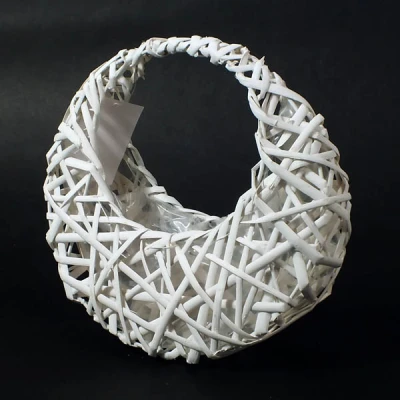 DM-TOREBKA WIKLINOWA BIAŁA DM15102/1 DUŻA