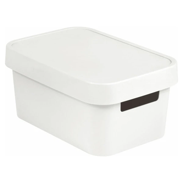 KET-POJEMNIK PEŁNY *INFINITY* 4,5L Z POKRYWĄ  BIAŁY 229113