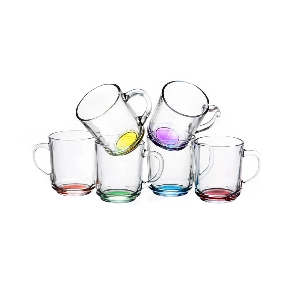 KPL.6-SZKLANEK SZYMEK  UCHO MIX 6 KOLOR