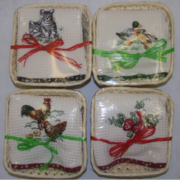 Super prezent-ścierka w koszyczku