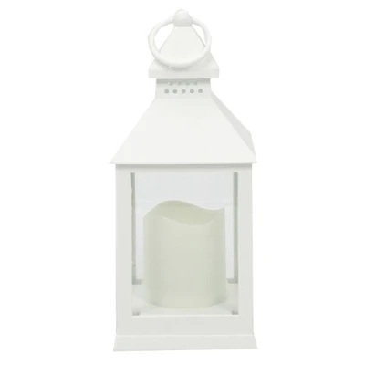 TOM-LATARNIA LED 10*10*24CM LRN01B  BIAŁA