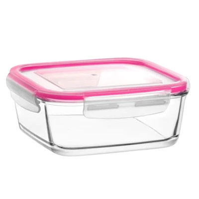 POJEMNIK LUNCHBOX NA ŻYWNOŚĆ JEDZENIE OBIAD SZKLANY Z POKRYWKĄ 1150ml