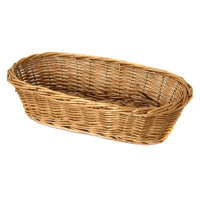 WK-KOSZYK NA CHLEB WIKLINOWY *PALUSZEK* OWAL DUŻY PEŁNY 35X17