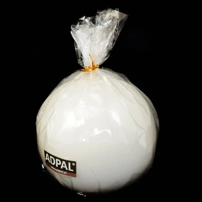 ADPAL-ŚWIECA KLASYCZNA KULA K-7 FI120 LAKIER BIAŁA