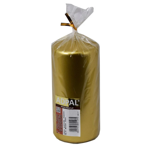 ADPAL-ŚWIECA PIEŃKOWA 150/70 METALIK ZŁOTO