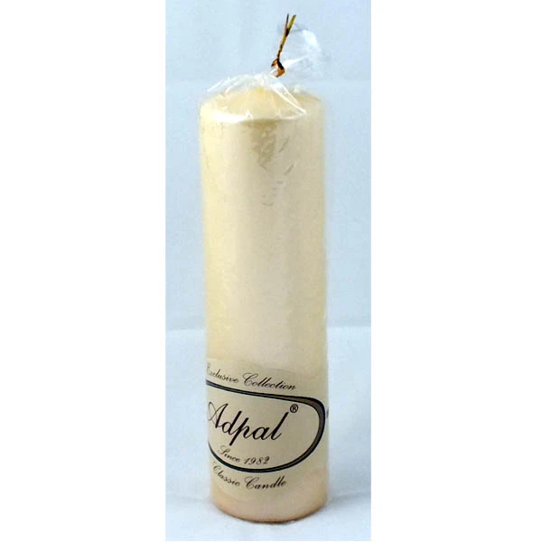 ADPAL-ŚWIECA PIEŃKOWA 250/70 METALIK PERŁOWY ECRU
