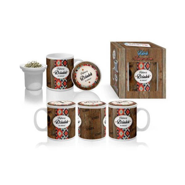 BG-KUBEK Z ZAPARZACZEM *NAJLEPSZY DZIADEK NA ŚWIECIE 2*