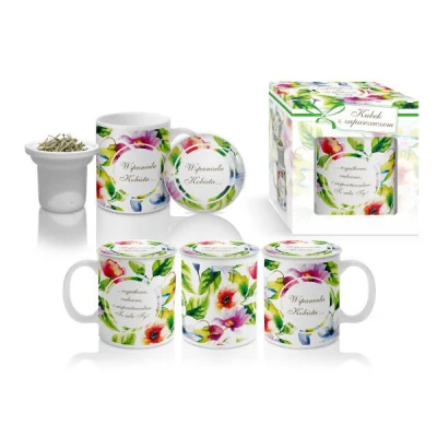 BG-KUBEK Z ZAPARZACZEM *WSPANIAŁEJ KOBIETY*