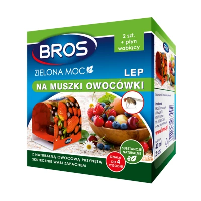 BROS-LEP NA MUSZKI OWOCÓWKI 2SZT.