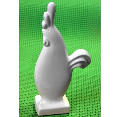 CER-KOGUCIK NA PODSTAWIE ŚREDNI *SZKLIWO ECRU* C-735SZ