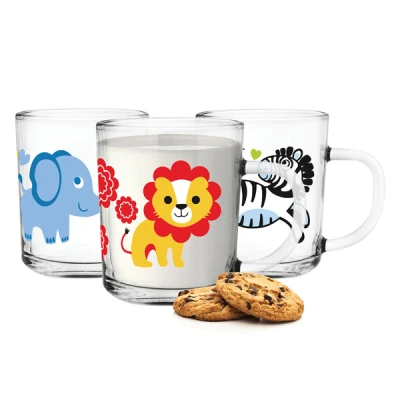 GLA-KPL. 3-KUBKÓW TOLA 200ML ZWIERZĄTKA