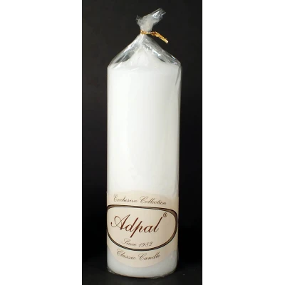 ADPAL-ŚWIECA KLASYCZNA MATOWA  BIAŁA 250/80