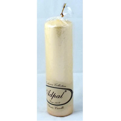 ADPAL-ŚWIECA PIEŃKOWA 250/70 METALIK PERŁOWY ECRU