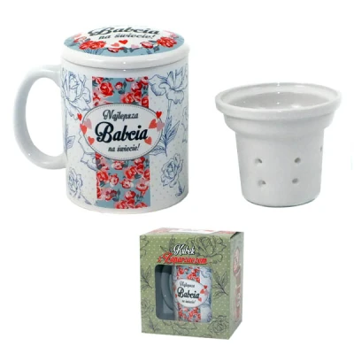 BG-KUBEK Z ZAPARZACZEM *NAJLEPSZA BABCIA NA ŚWIECIE 2*